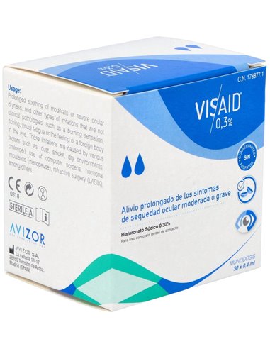 Visaid 0,3% Sequedad Ocular 30Monodosis de Visaid