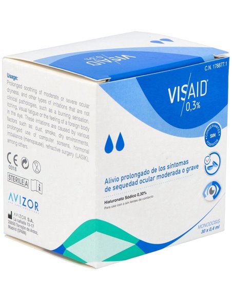 Visaid 0,3% Sequedad Ocular 30Monodosis de Visaid