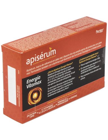 Apiserum Energia Vitamax 30Cap. de Apiserum