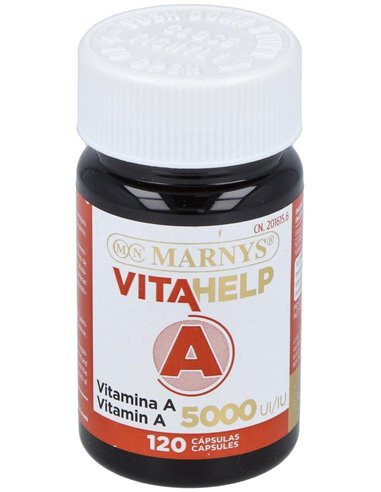 Vitahelp Vitamina A 5000Ui 120Cap. de Marnys