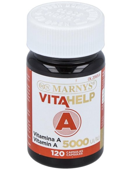 Vitahelp Vitamina A 5000Ui 120Cap. de Marnys