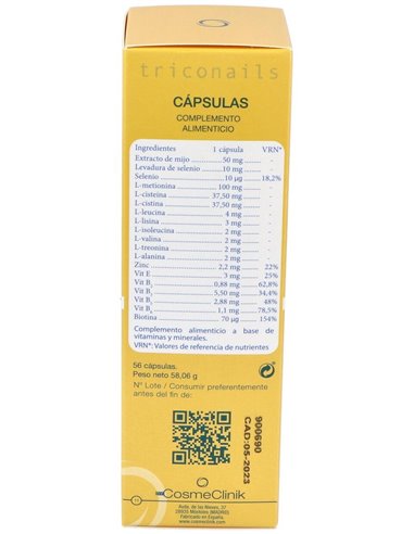 Cosmeclinik Triconails 60Cap. de Triconails