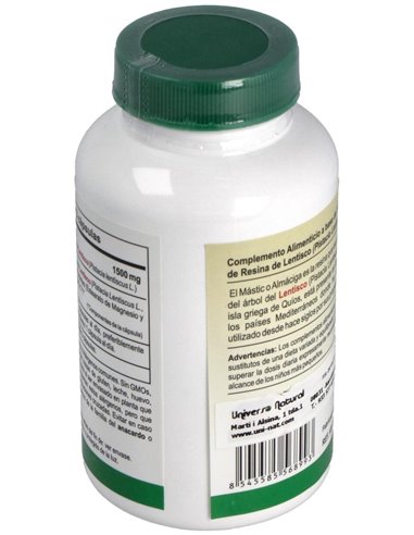 Mastic Gum Resina De Lentisco 120Cap. de Vbyotics