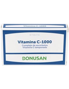 Vitamina C 1000 Complejo De Ascorbatos 30 Comprimidos Bonusan