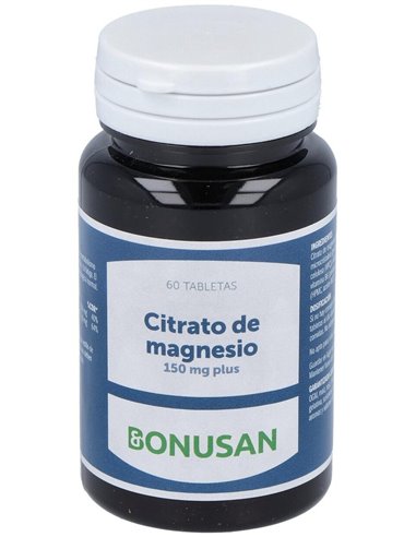 Citrato De Magnesio 150Mg. 60Comp. de Bonusan