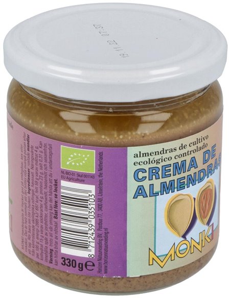 Crema De Almendra Bio 330 g  de Monki