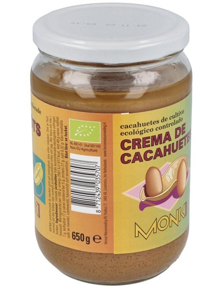 Crema De Cacahuete Grande Bio 650 g  de Monki