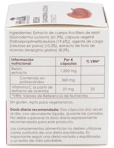 Reishi Extracto Puro 60Vcaps. de Hawlik