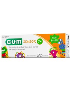 Junior Pasta Dental Infantil Fresa 7-12 Años 50Ml de Gum