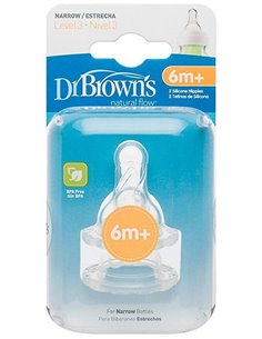 Tetina Options B/Estre Sili Redon N3 +6M 2Un de Dr. Brown´S