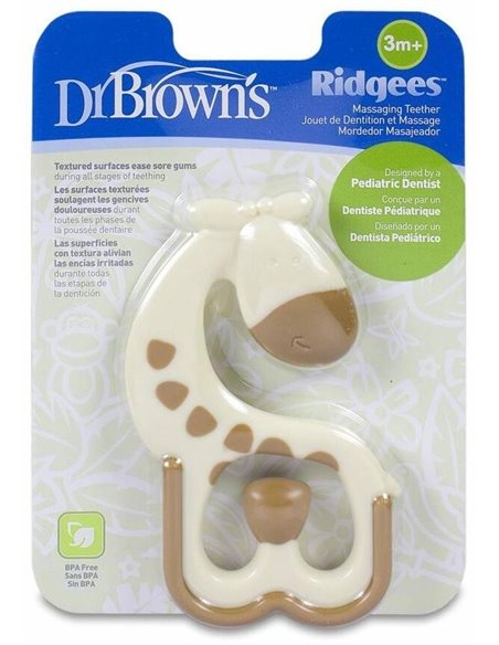 Mordedor Refrig Ridgees Masajeador Jirafa +3M 1Un de Dr. Brown´S