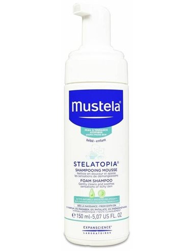 Stelatopia Champu Mousse Bebe-Niño 150Ml. de Mustela