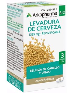 Levadura De Cerveza 45Arkocapsulas. Bio Arkopharma