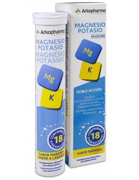 Arkovital Magnesio+Potasio 18Comp Efervescentes. de Arkopharma