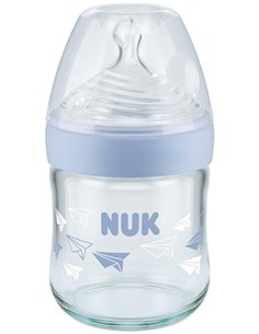 Biberon Nuk Nature Sense Tc Cristal 0-6 S 120Ml. de Nuk