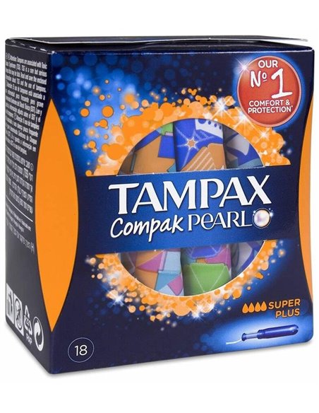 Tampax Compak Pearl Super Plus 16 Unidades Tampax