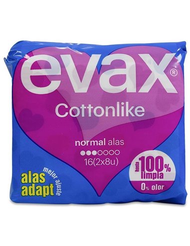 Evax Cottonlike Alas Normal 16Ud. de Evax