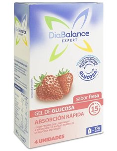 Diabalance Gel Glucosa Absorcion Rapida Fresa 4Ud. de Diabalance