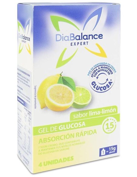 Diabalance Gel Glucosa Absorcion Rapida Limon 4Ud. de Diabalance