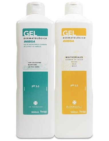 Inibsa Pack Gel Dermatologico 1L.+Multicereales 1L de Inibsa