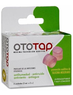 Tapon Oido Ototap Silicona Moldeable 6Un de Ototap