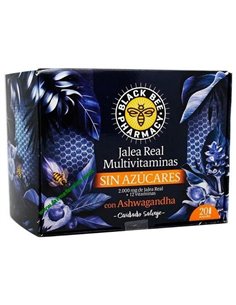 Black Bee Jalea Real Multivitaminas S/Azucar 20 Amp de Black Bee