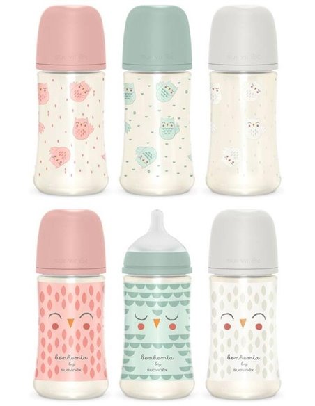 Biberon Prem B/Ancha Sili Redo 3Posi T/U +0M 270Ml de Suavinex