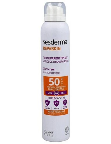 Repaskin Fotoprotector Spf50+ Transparente 200Ml. de Sesderma