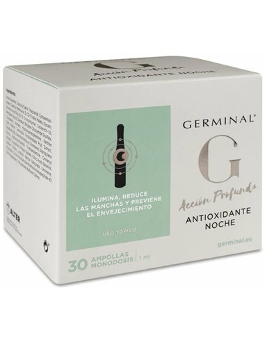 Germinal Acci. Prof. Antioxidante Noche 30Amp de Germinal
