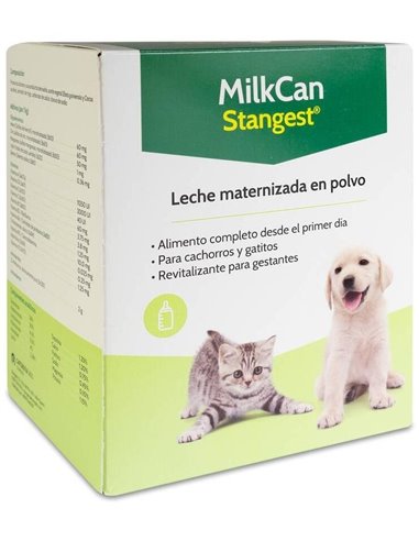Milkcan +Biberon Leche Polvo Perros Y Gatos 400Gr de Stangest Vet