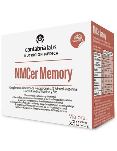 Nmcer Memory Limon-Vainilla 30Sbrs. de Nm