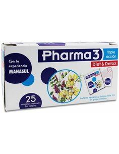 Bie3 Pharma 3 Diet &  Detox Infusion 25Sbrs. de Bie 3