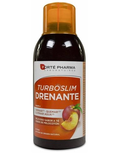 Turboslim Drenante Melocoton 500Ml. de Forte Pharma