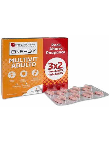 Multivit Adulto 84Comp. de Forte Pharma