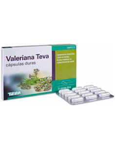 Valeriana Teva 200Mg 30Caps de Teva