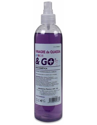 Vinagre De Quassia Repelente De Piojos 300Ml. de Pharma & Go