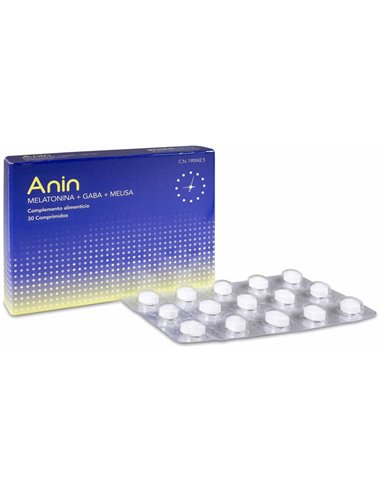 Anin Melatonina+Gaba+Melisa 30 Comp de Anin