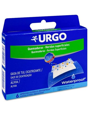 Urgo Quemaduras Waterproof 5X7Cm 6Apositos de Urgo
