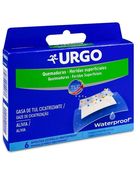Urgo Quemaduras Waterproof 5X7Cm 6Apositos de Urgo
