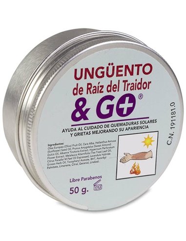 Unguento Raiz Del Traidor Quemaduras 50Gr. de Pharma & Go