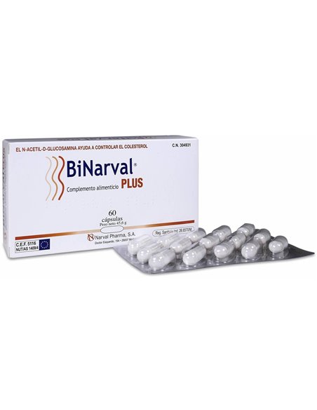 Binarval Plus Z 60Cap. de Narval Pharma, S.A.