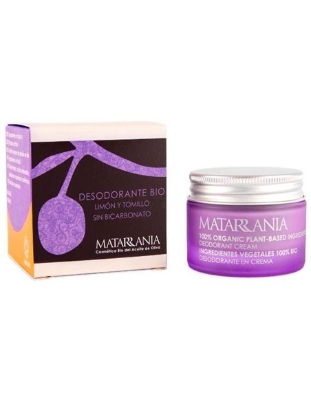Desodorante Limon Y Tomillo Crema 30Ml. Bio de Matarrania
