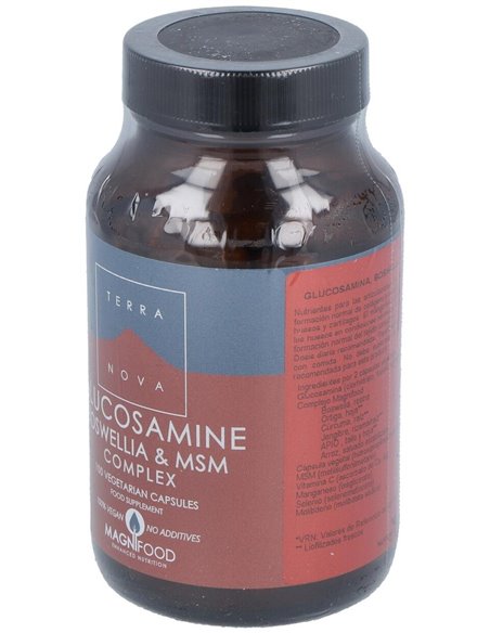 Glucosamina,Boswelia Y Msm Complex 100Vcap. de Terranova