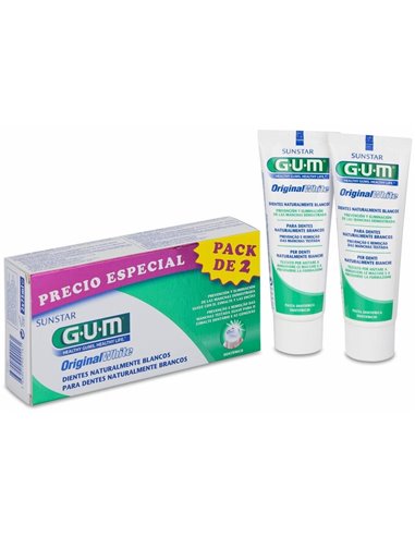 Original White Pasta Dental 2 X 75Ml de Gum