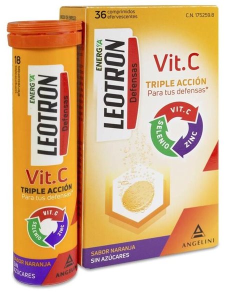 Leotron Vitamina C 36Comp Eferv de Leotron