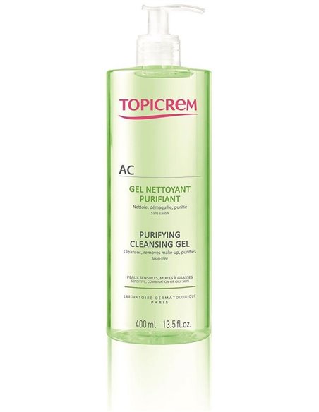 Topicrem Ac Gel Limpiador Purificante 400 Ml de Topicrem
