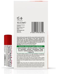 Balsamo Labial Aloe Vera Y Cereza 5,7Ml. de Dr. Organic