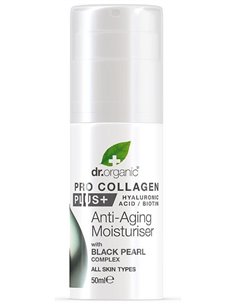 Crema Antiedad Pro-Collagen Plus Perla Negra 50Ml. de Dr. Organic