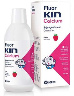 Fluor Kin Calcio Enjuague Bucal 500Ml 224 Ppm de Kin