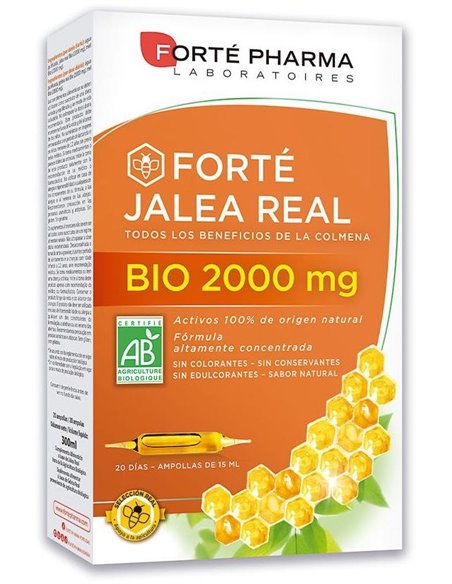 Forte Jalea Real 2000Mg. 20Amp. Bio de Forte Pharma